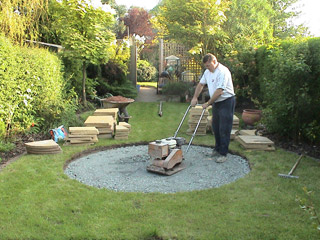 The start of a garden transformation by Dave Walker Limited!