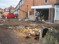 Site clearance ready for landscaping Solihull 